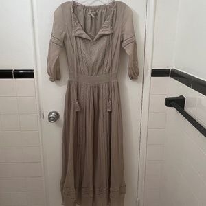 NWOT Banana Republic Heritage Collection Maxi Silk Dress